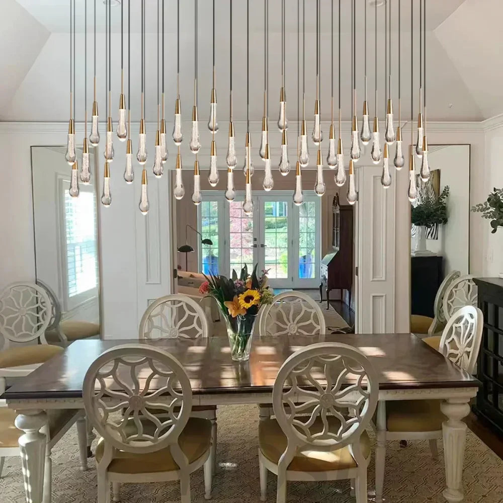 Solitaire Linear Chandelier 37’’50’’70’’87’’120’’ Chandelier