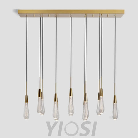 Solitaire Linear Chandelier 37’’50’’70’’87’’120’’ Chandelier