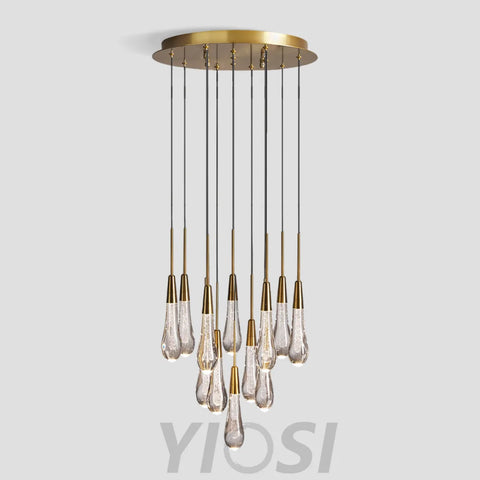 Soltaire Round Chandelier 17’’ 24’’ 36’’ 58’’