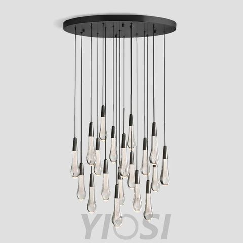 Soltaire Round Chandelier 17’’ 24’’ 36’’ 58’’