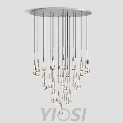 Soltaire Round Chandelier 17’’ 24’’ 36’’ 58’’