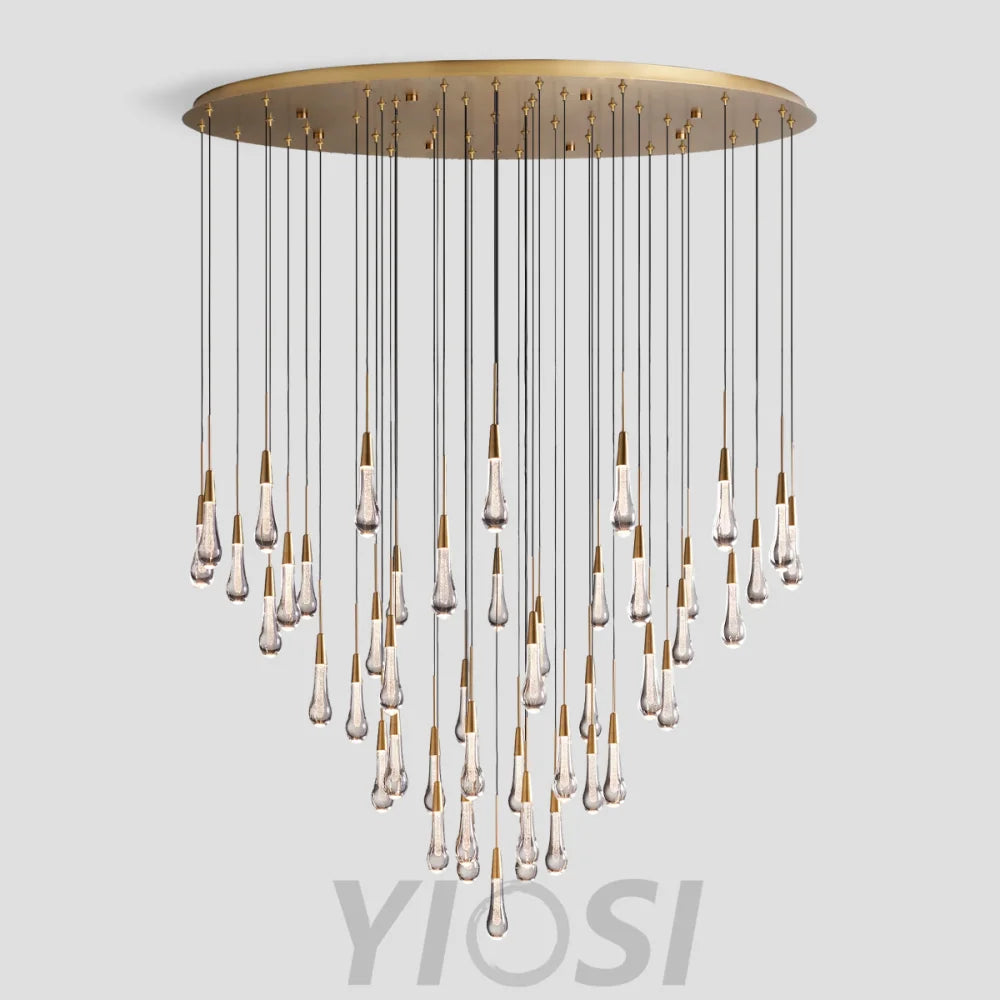 Soltaire Round Chandelier 17’’ 24’’ 36’’ 58’’