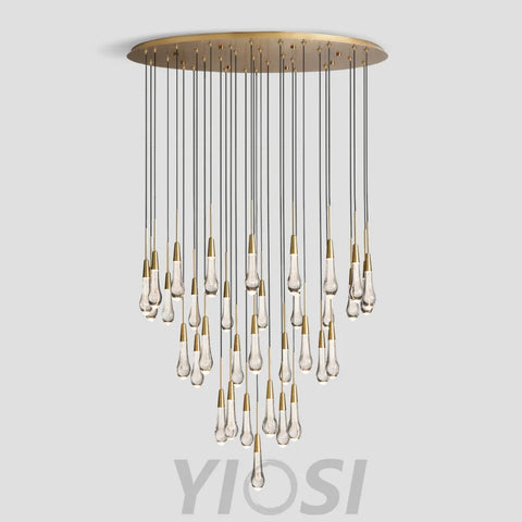 Soltaire Round Chandelier 17’’ 24’’ 36’’ 58’’