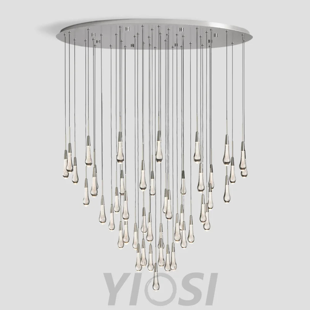 Soltaire Round Chandelier 17’’ 24’’ 36’’ 58’’