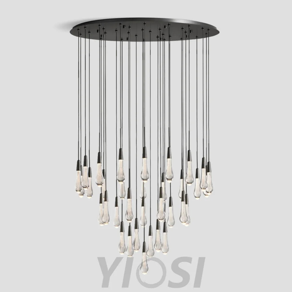 Soltaire Round Chandelier 17’’ 24’’ 36’’ 58’’