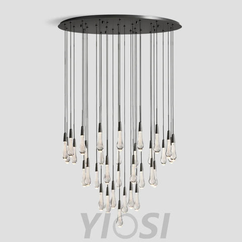 Soltaire Round Chandelier 17’’ 24’’ 36’’ 58’’