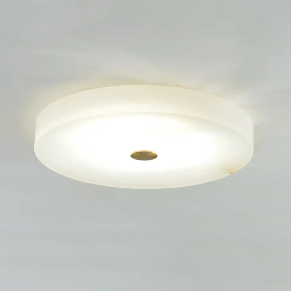 Sophie Alabaster Ceiling Light - Alabaster, Flush Mounts-1-Yiosilamp