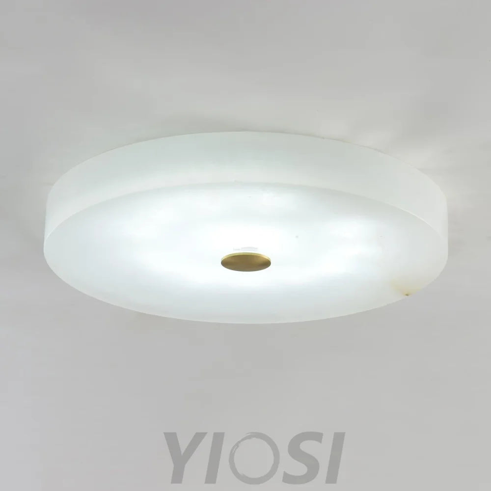 Sophie Alabaster Ceiling Light - Alabaster, Flush Mounts-1-Yiosilamp