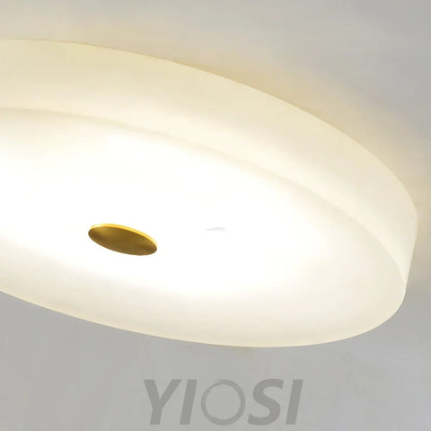 Sophie Alabaster Ceiling Light - Alabaster, Flush Mounts-1-Yiosilamp