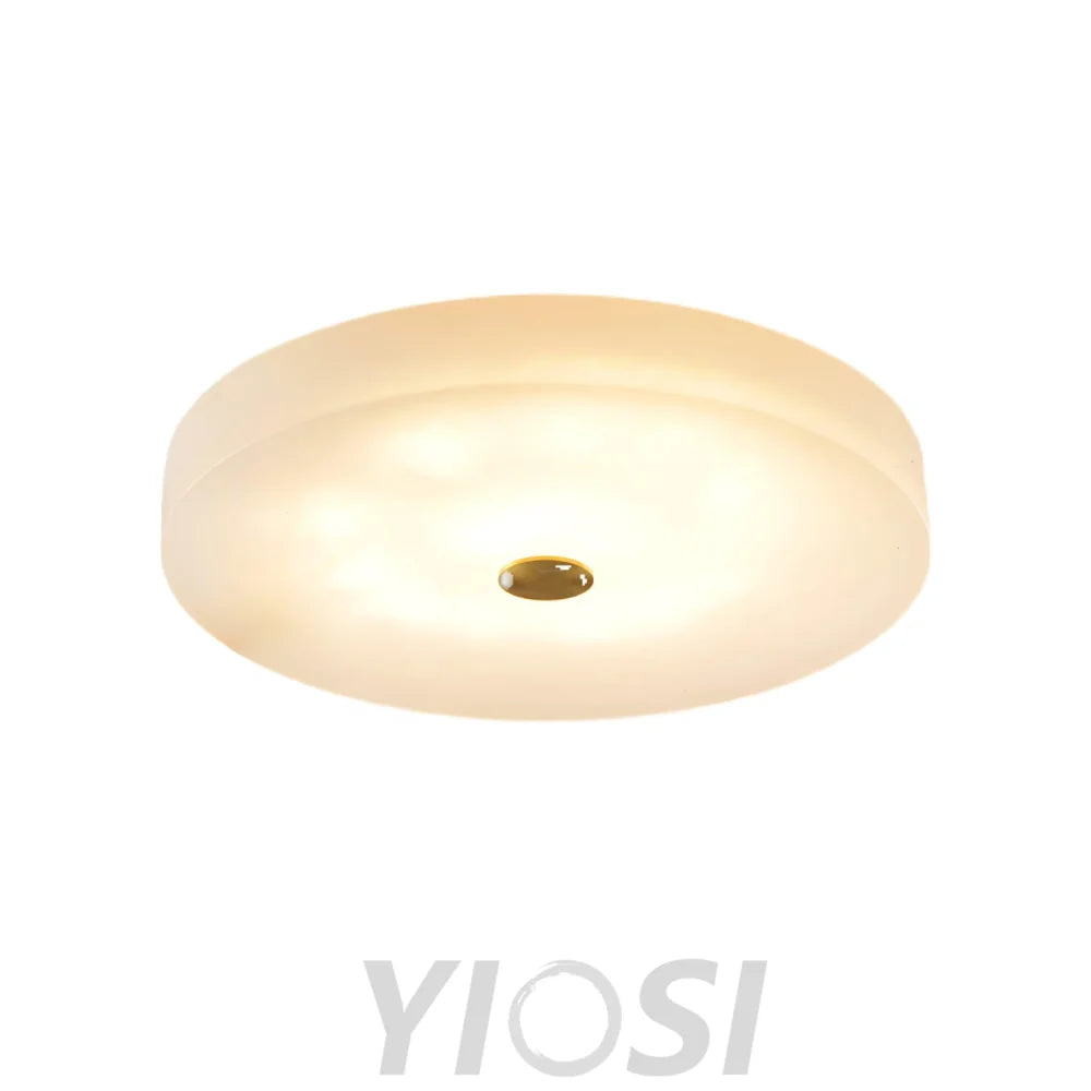 Sophie Alabaster Ceiling Light - Alabaster, Flush Mounts-1-Yiosilamp