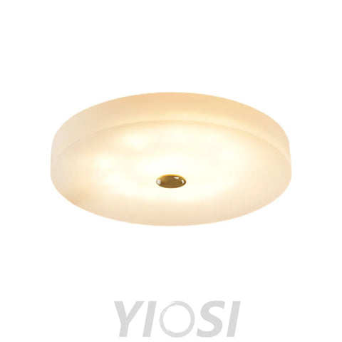 Sophie Alabaster Ceiling Light - Alabaster, Flush Mounts-1-Yiosilamp