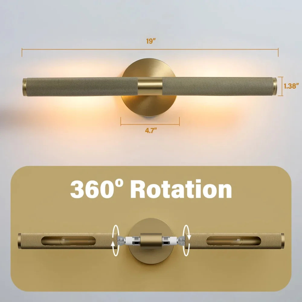 Sophisticated Luxury Solid Brass Rotatable Picture Lights