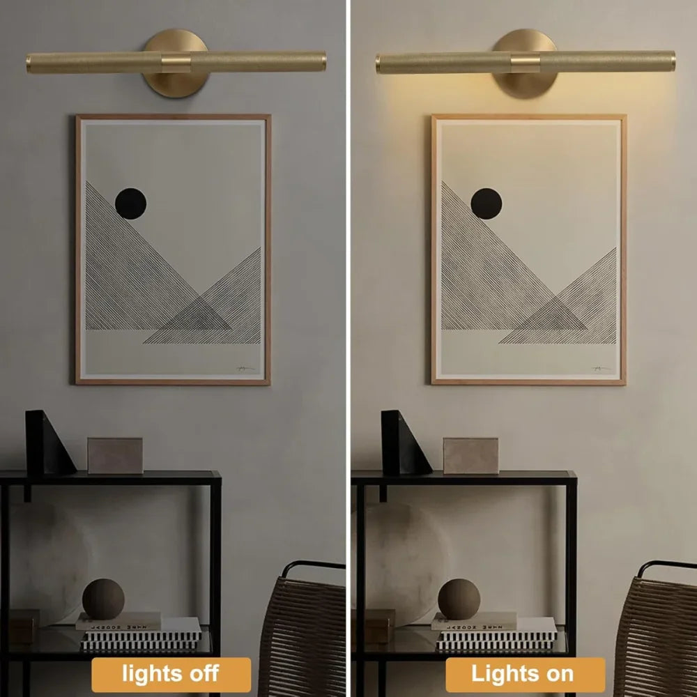 Sophisticated Luxury Solid Brass Rotatable Picture Lights