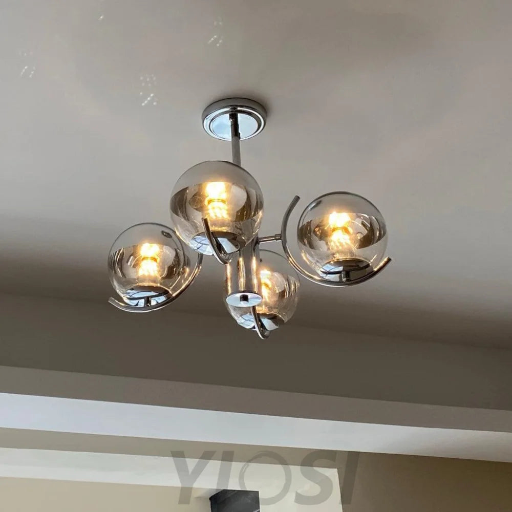 Space Ball Chandelier ∅ 17.7″ Chandelier