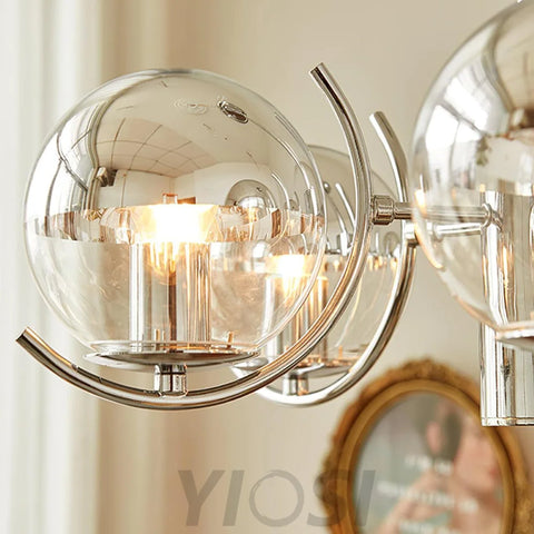 Space Ball Chandelier ∅ 17.7″ Chandelier