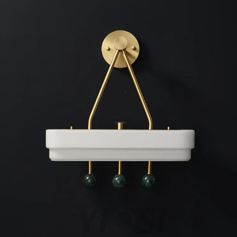 Spate Wall light ∅ 15.7″ - Alabaster, Alabaster Chandelier-1-Yiosilamp