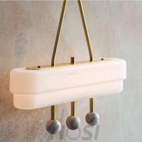 Spate Wall light ∅ 15.7″ - Alabaster, Alabaster Chandelier-1-Yiosilamp