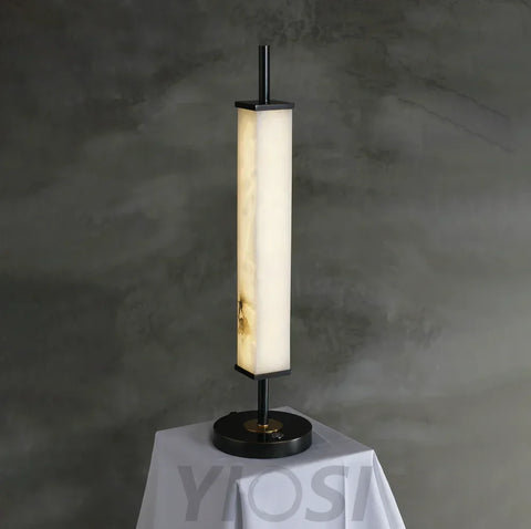 Spere Cuboid Marble Table Lamp