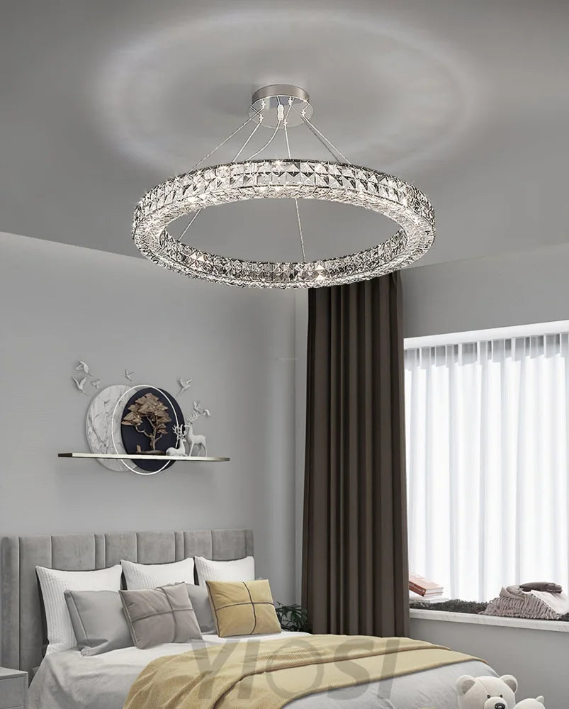 Spiridon Crystal Chandelier ∅ 15.7″~39.4'' - Crystals-1-Yiosilamp