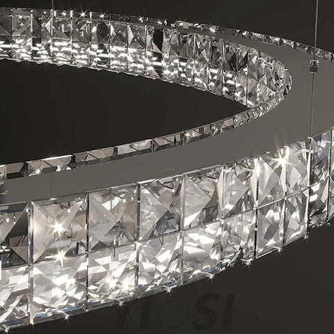 Spiridon Crystal Chandelier ∅ 15.7″~39.4'' - Crystals-1-Yiosilamp