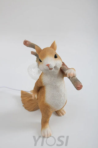 Squirrel Table Lamp ∅ 9.8″ - Creature-1-Yiosilamp