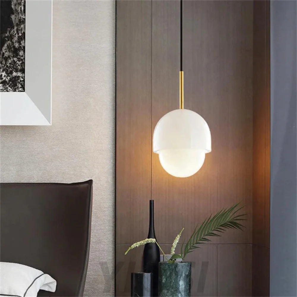 Stacy Modern Alabaster Pendant Light