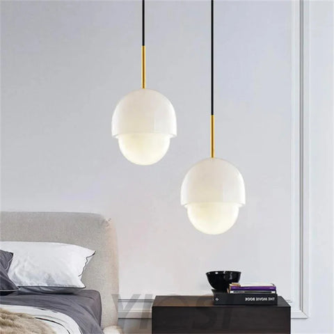 Stacy Modern Alabaster Pendant Light