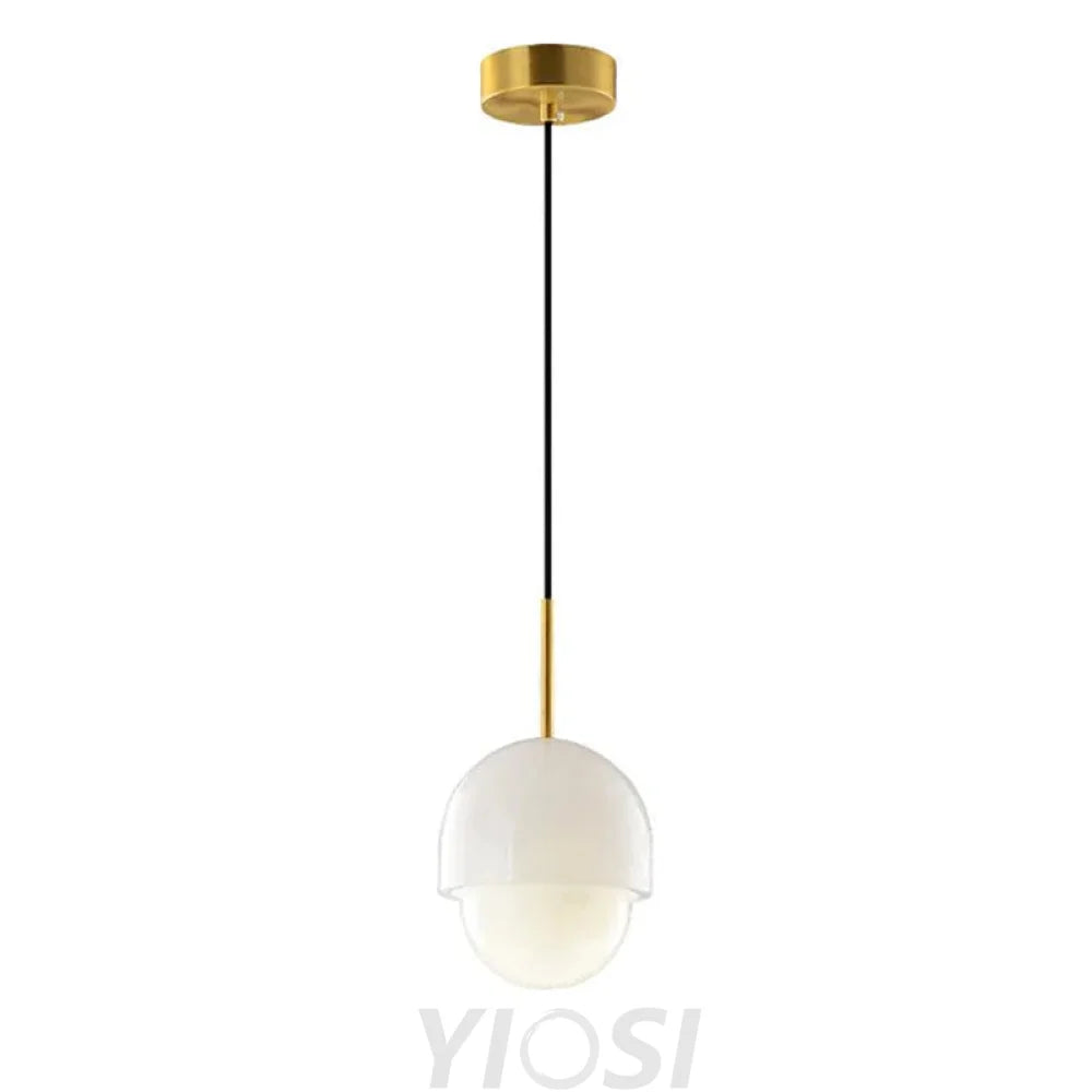 Stacy Modern Alabaster Pendant Light Size B