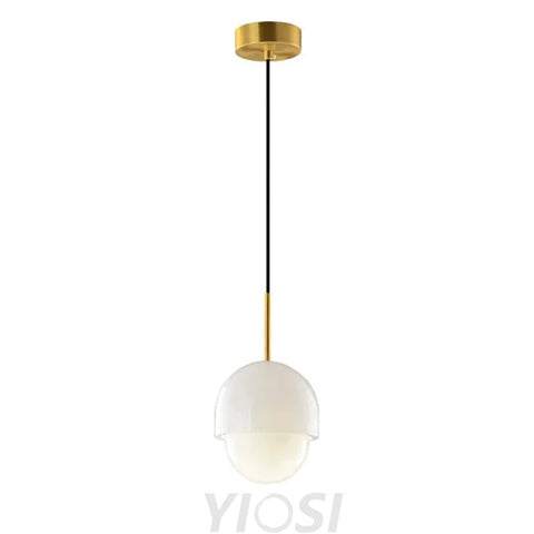 Stacy Modern Alabaster Pendant Light Size B