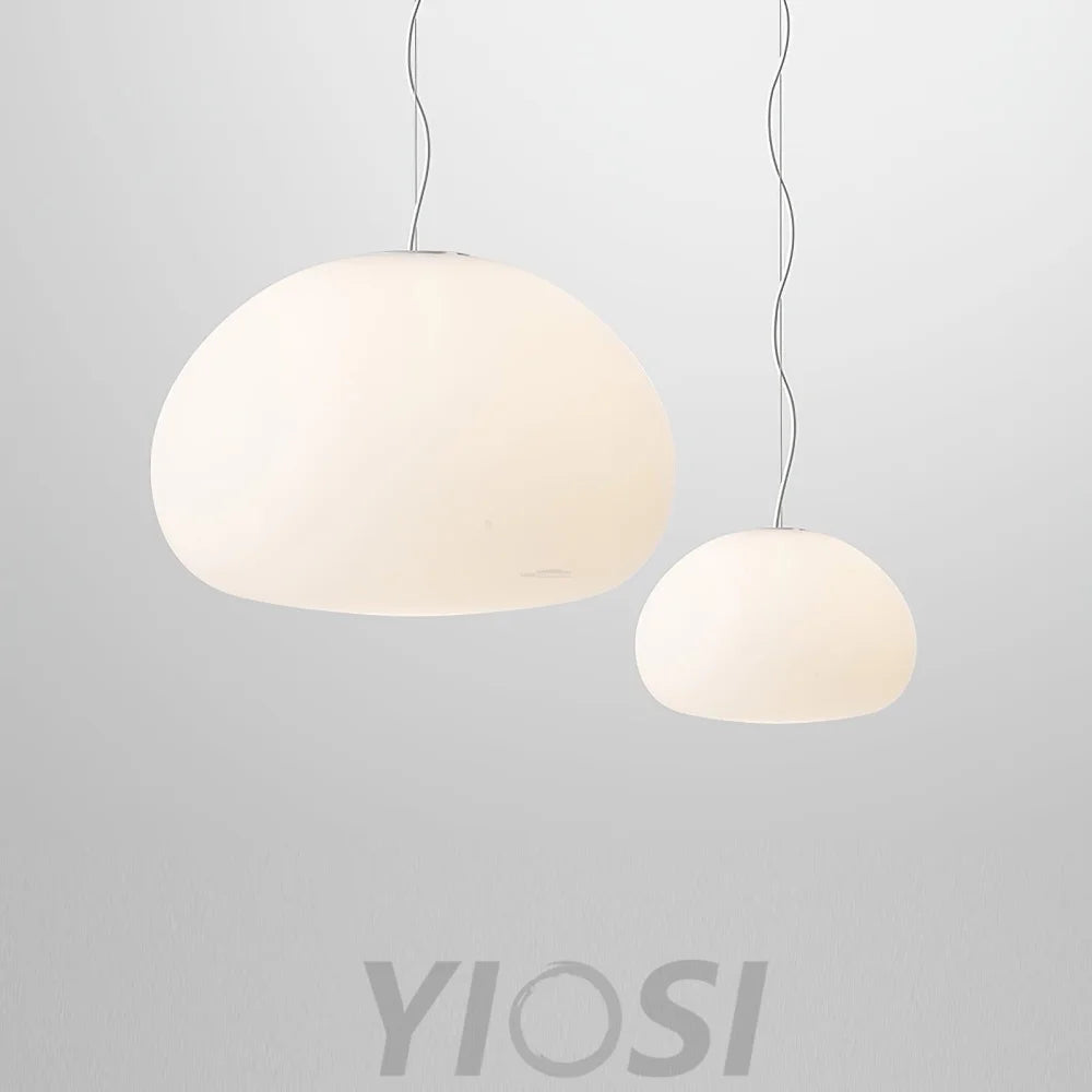 Steamed Bun Pendant - Earring-1-Yiosilamp