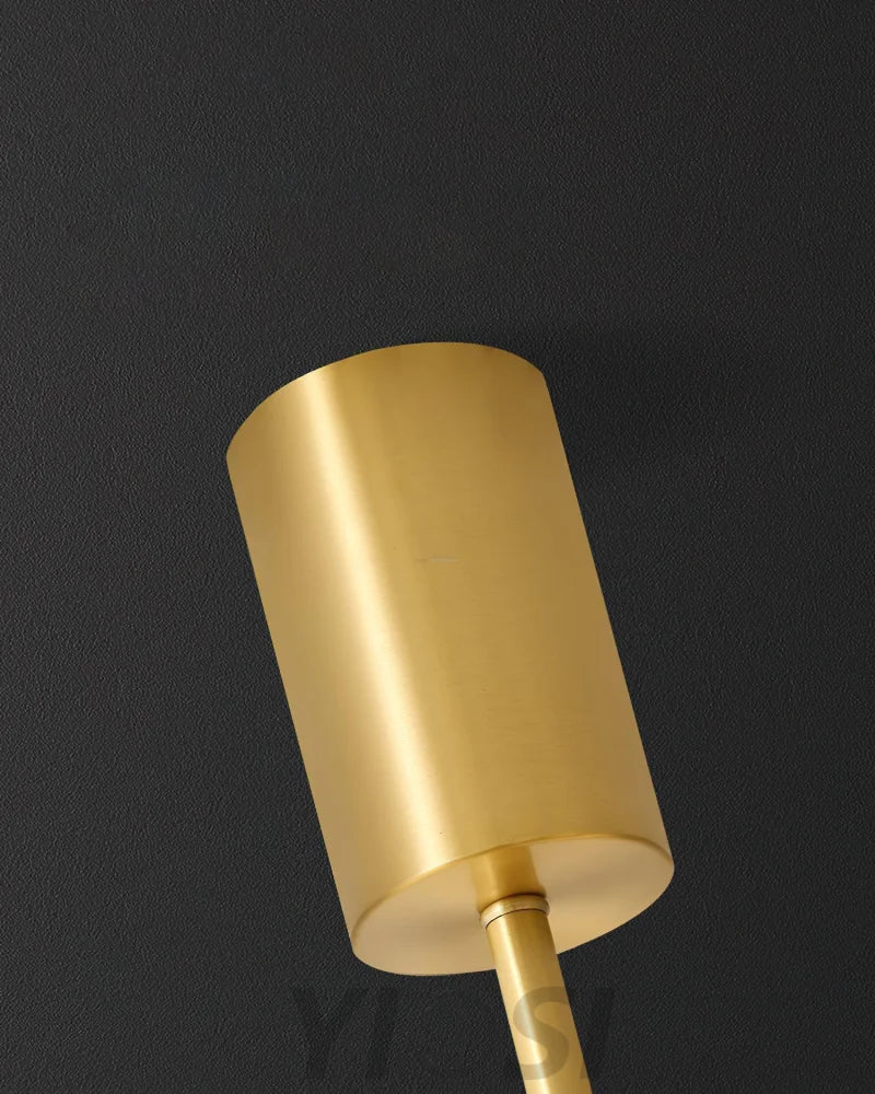 Stella Brass Chandelier with 3/6/8 heads - Bend, Marshmallow Chandelier-1-Yiosilamp
