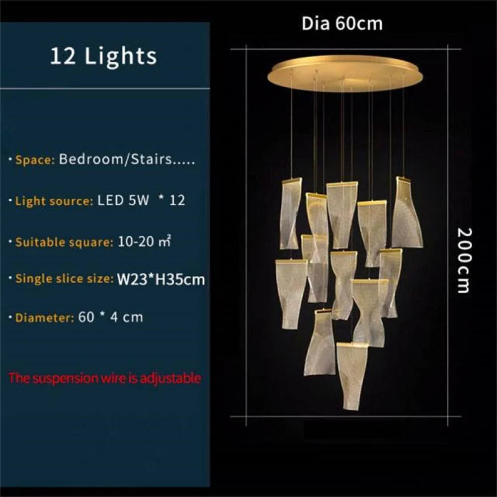 Stella Modern Suspension Chandelier 12 Lights Chandeliers