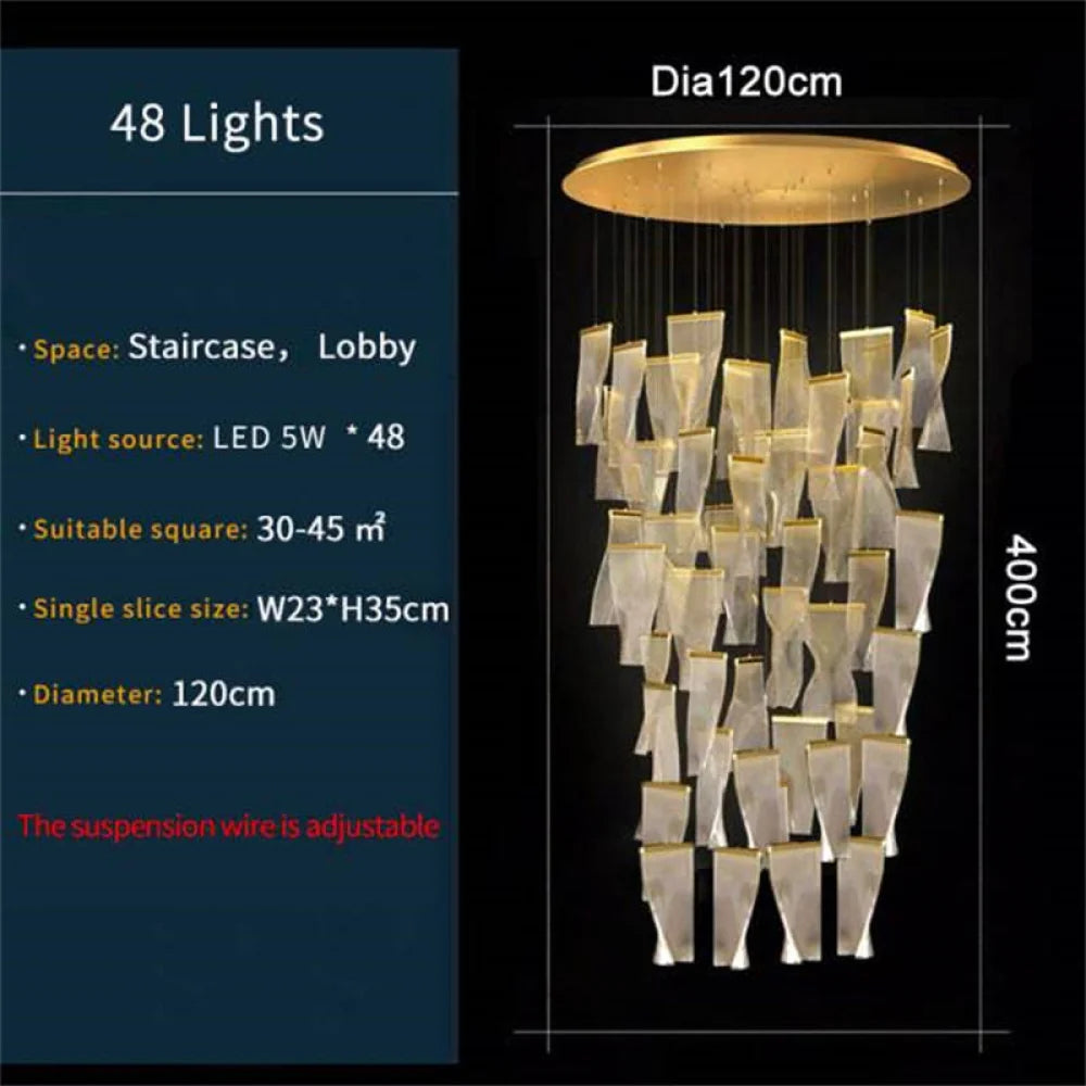 Stella Modern Suspension Chandelier 48 Lights Chandeliers