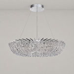 Stella Round Crystal Chandelier – lights off