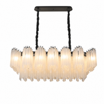 Stelo Glass Rod Chandelier — product photo