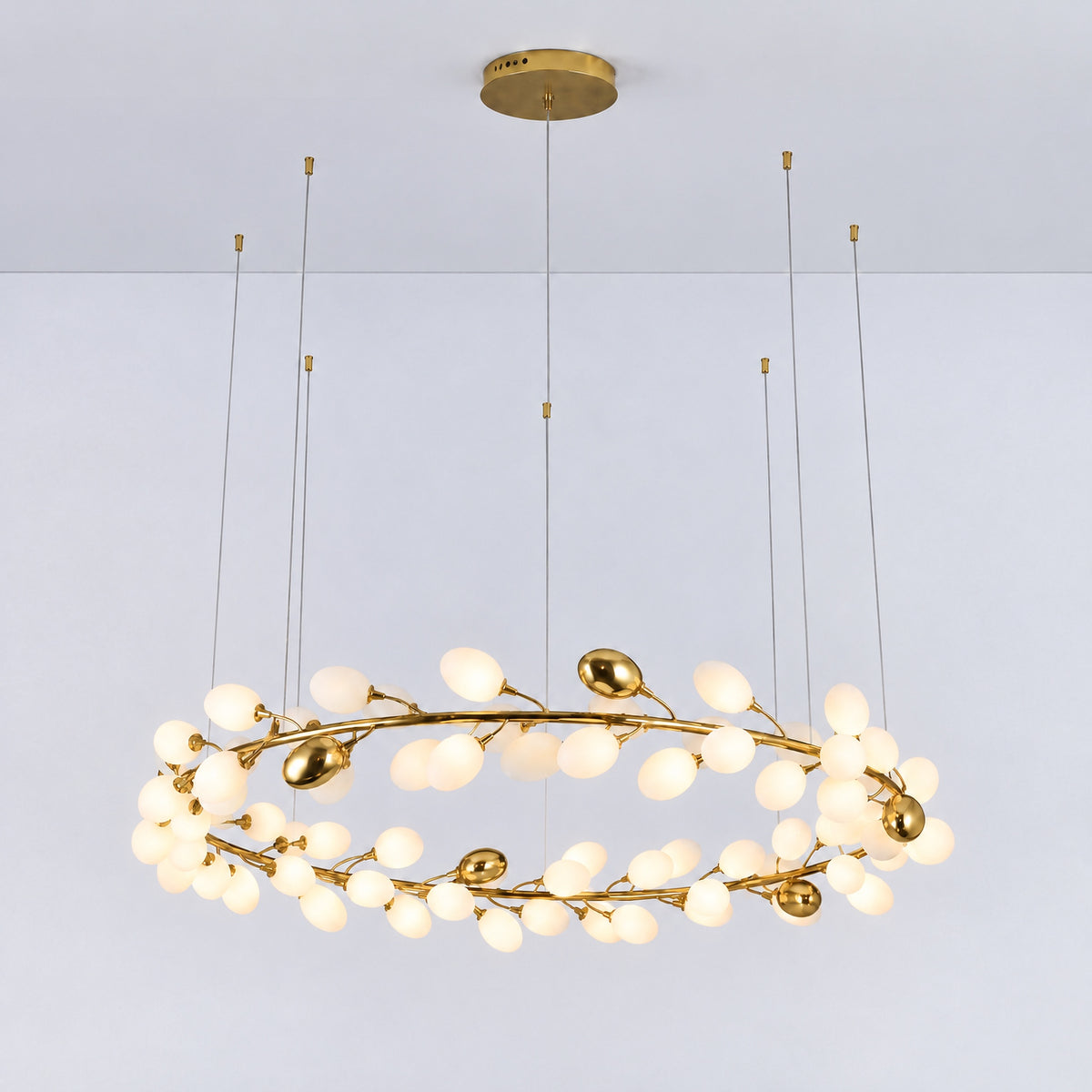 Stilla Brass Chandelier