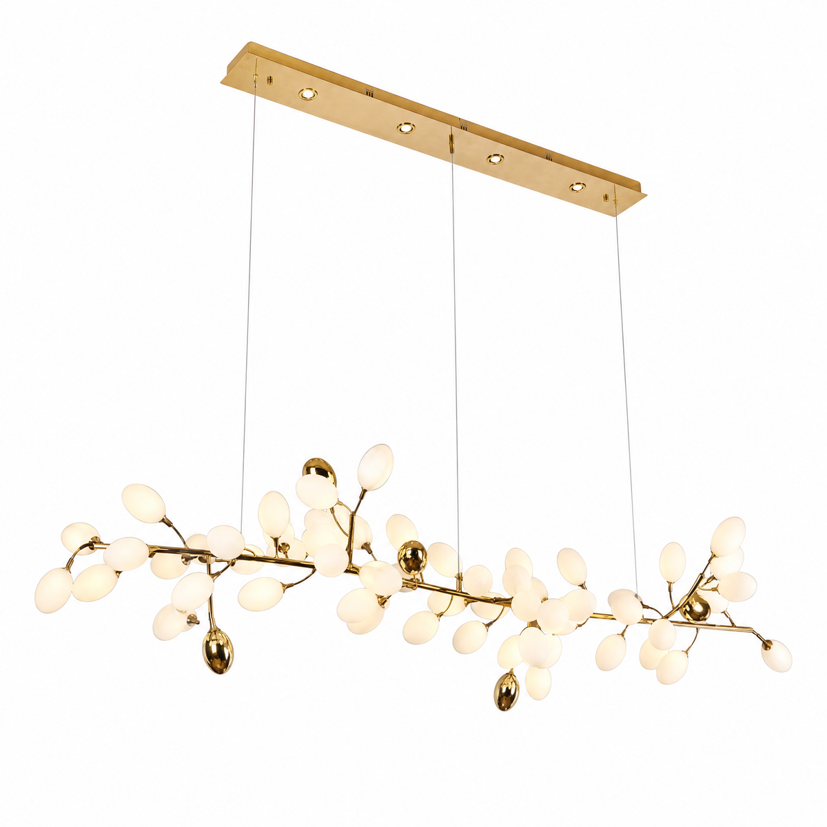 Stilla Brass Chandelier — product photo