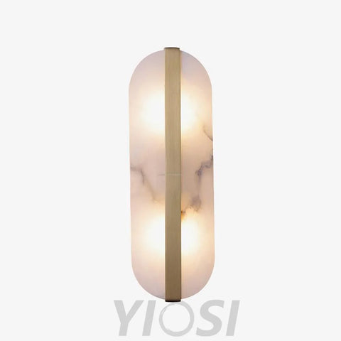 Stone Alabaster LED Wall Sconce - Alabaster, Alabaster Wall Lamp-1-Yiosilamp