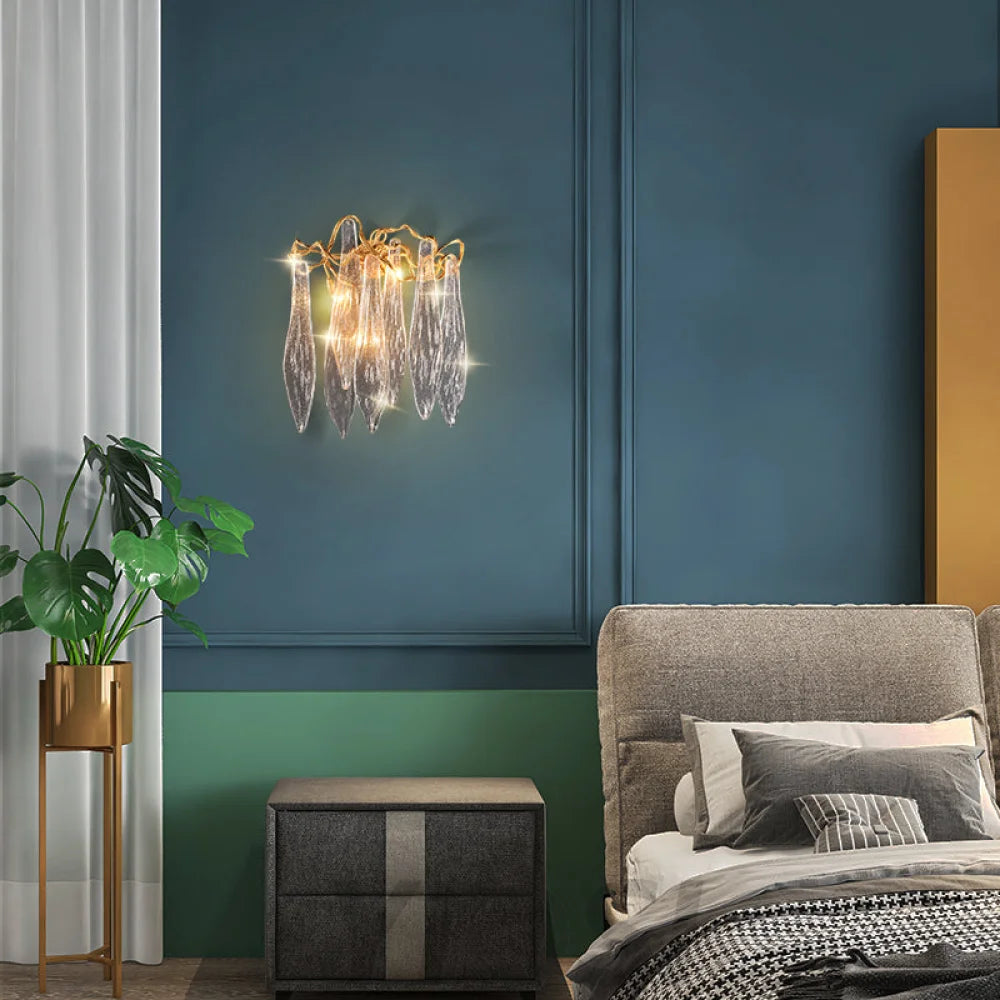 wall sconce in living room