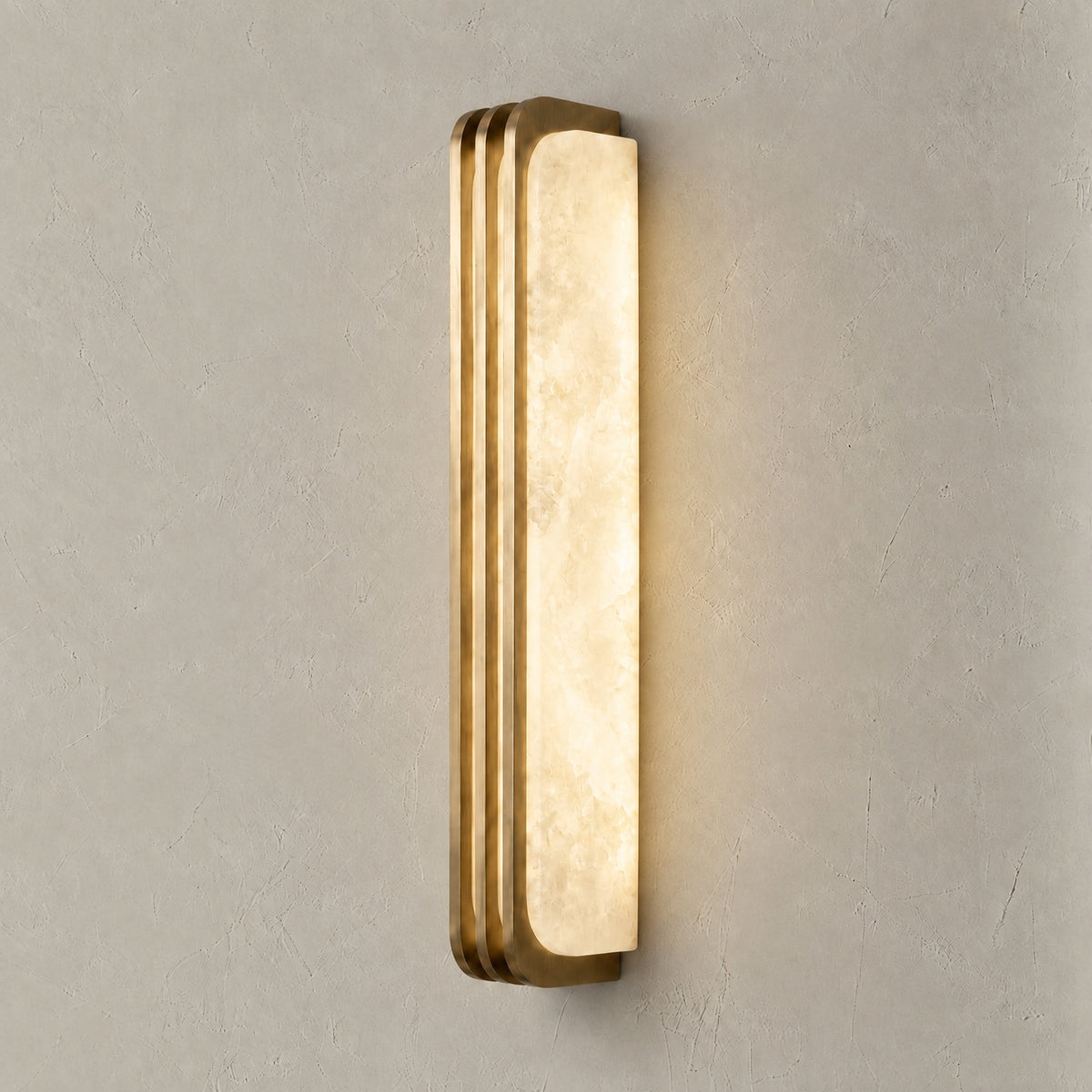 Striscia Alabaster Modern Long Sconces