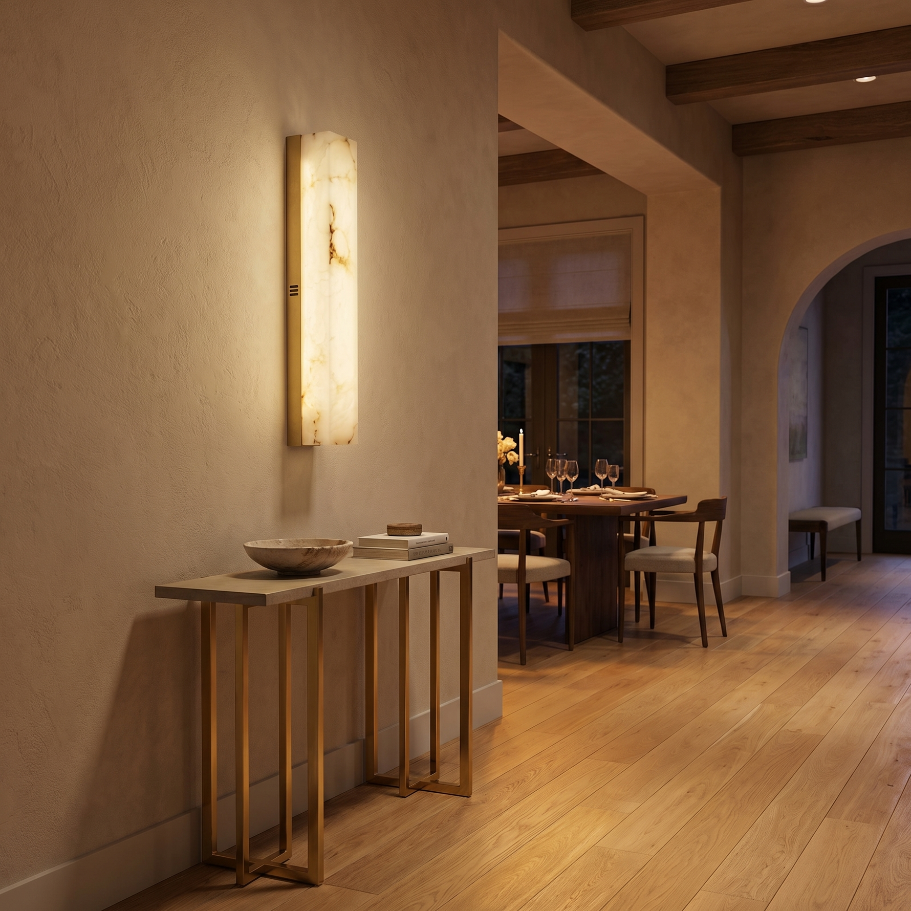 Yiosi Striscia Block Bar Wall Sconce - Image 4