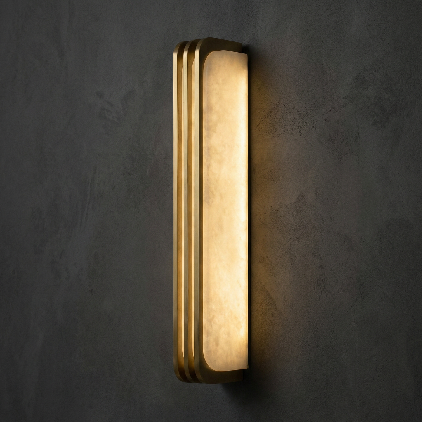 Yiosi Striscia Ribbed Frame Tube Wall Sconce - Image 1