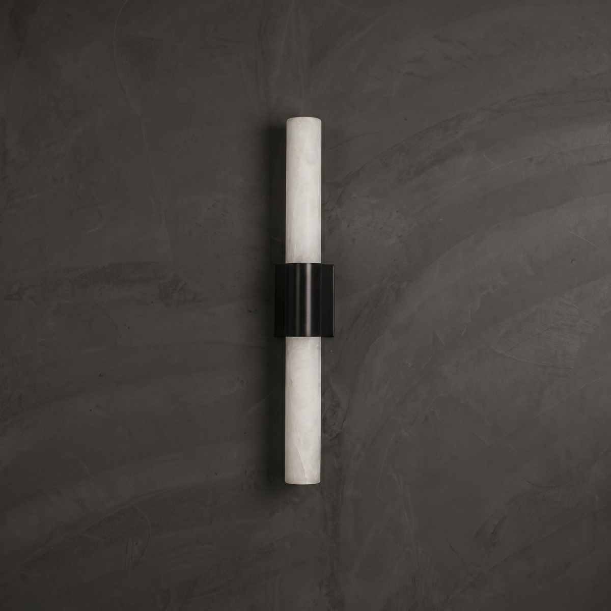 Yiosi Striscia Twin Tube Black Wall Sconce - Image 2