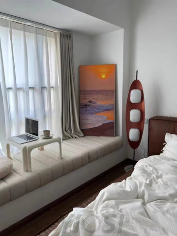 Surfboard Floor Lamp  ∅ 11.8″ - Pillar-1-Yiosilamp