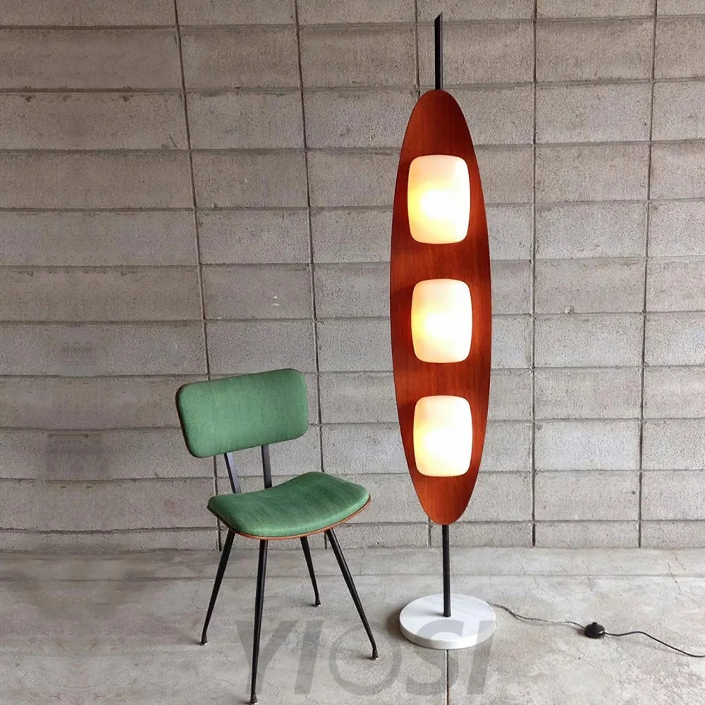 Surfboard Floor Lamp  ∅ 11.8″ - Pillar-1-Yiosilamp