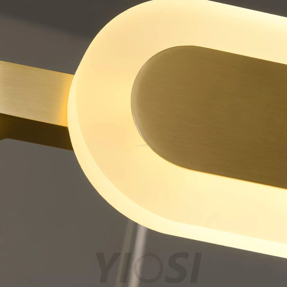 Swirl Chandelier ∅ 27.7″ - -1-Yiosilamp