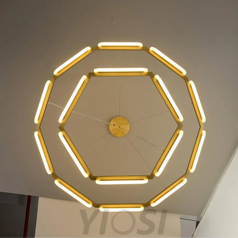 Swirl Chandelier ∅ 27.7″ - -1-Yiosilamp