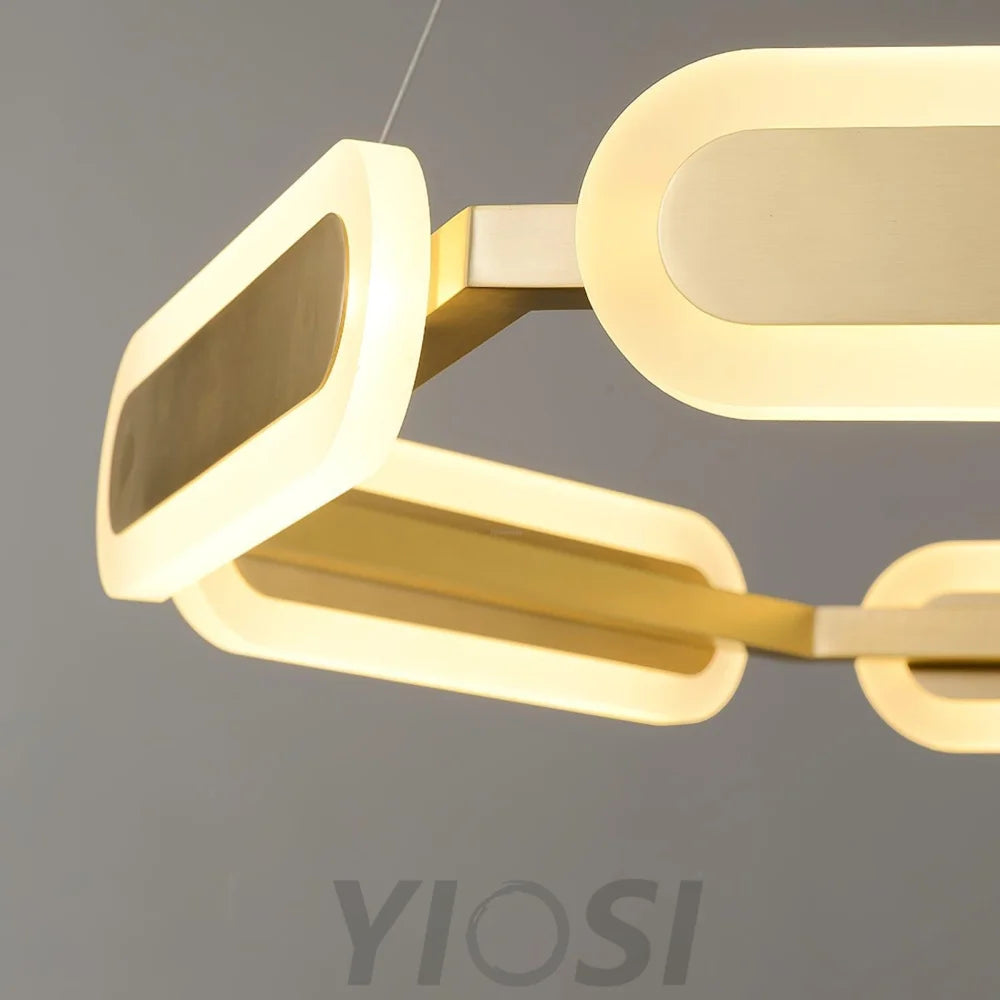 Swirl Chandelier ∅ 27.7″ - -1-Yiosilamp