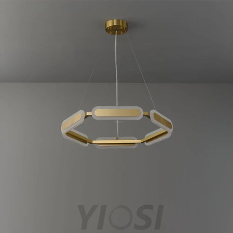 Swirl Chandelier ∅ 27.7″ - -1-Yiosilamp