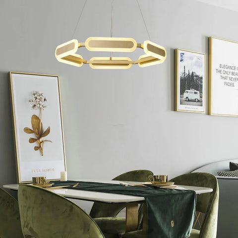 Swirl Chandelier ∅ 27.7″ - -1-Yiosilamp